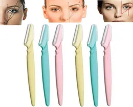 6st Eyebrow Knife Women Makeup Ansiktsverktyg Eyebrow Lip Razor Trimmer Blade Shaver Knife Beauty Tool Kit3838231