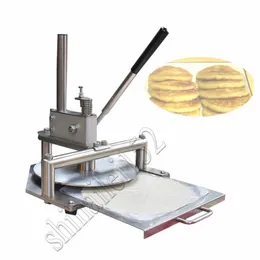 Stainless Steel Manual Pizza Dough Press Machine Flour Press Machine Pizza Snack Bar