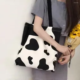 Bag 2024 Canvas Versione femminile coreana harajuku versatile una spalla per lo shopping shopping schoolbag