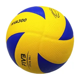 Boyut 5 Voleybol PU Ball Sports Sand Plajı Oyun Gym Oyunu Oyun Çocuk Profesyonelleri için Taşınabilir Eğitim MVA300 240407