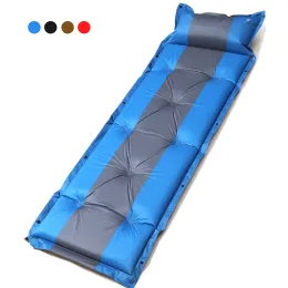 Pads Desert&fox Self Iatable Mattress with Air Pillow Portable Single Camping Mat Air Mattress Lightweight Travel Sleeping Pad