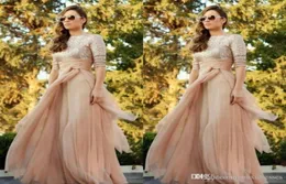 Sparkly Maid of Honor Dress ALine Sexy Crew Long Sleeve Sequins Ruffles FloorLength Bridesmaid Dresses 2018 Custom Made59634015620568