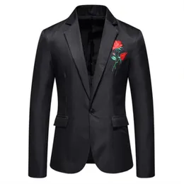 وسيم واحد زر العريس الشق من Notch Lapel Groom Tuxedos Men Suits Wedding/Prom/Dinner Man Blazer (Jacket+Tie+Pants) T33110