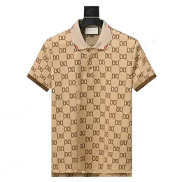 المصمم الشهير Polo Shirt Summer Men Derts Sumbroidered Letters Luxury Men Polo Shirt Business Tee England Style Man Man Tops Asian Size M-XXXL