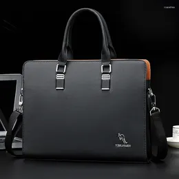 Сумки для хранения yusekangaroo Мужская деловая сумочка Mensenger Men Men Crossbody Bead Beartp