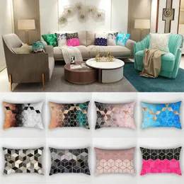 Pillow Geométrico Tampa Nórdica Veludo para Decoração de Casa Sofá Decorativo Kussenhoes 45 Caso Sala