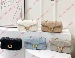 مصمم COA Bag Women Quilted Tabby Chain Counter Counter Counter Counter Leather Crossbody Messenger Flip Hasp Handbag Tote Caviar Clutch Wallet C على شكل C.