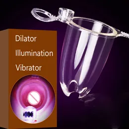 Dilatador vaginal vibratório para mulheres casais vaginais plug plug ânus brinquedos sexy adultos ferramentas gamed bdsm expansão uretral vaginal