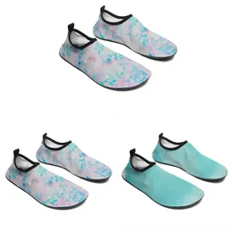 Erkekler Kadınlar Özelleştirilmiş Wading Ayakkabı Çizgi Film Hayvan Tasarım Diy Kelimi Siyah Beyaz Mavi Kırmızı Slip-On Mens Trainer 036