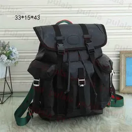 Top -Quality Designer -Rucksack Männer Frauen Mode Rucksack Leinwand Buchtasche Klassische alte Blumen Kordelclip Open Close Leder Schoolbag Travel Rucksack