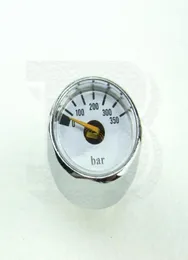 New Paintball PCP Mini Gauge Manometre Manometer 350bar Male 18npt Thread Silver9173144