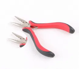 Alicates de extensão de cabelo de cor vermelha preta com 3 orifícios para extensão de micro ringshair Pliers6352818