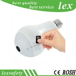 HD 960P FishEye 360 degrees Panoramic Bulb Light Wireless IP camera wifi CCTV 3D VR Camera Wi-FI Mini