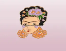 Pins Brooches Pins Jewelry Painter Mexican Artist Enamel For Women Metal Decoration Brooch Bag Button Lapel Pin Bdehome Otpwm1646225