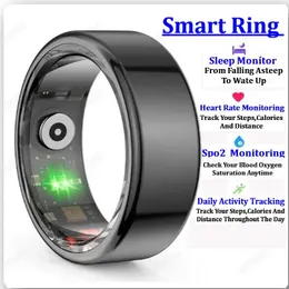 Grey R02 Smart Pierścień wielofunkcyjny krok do śledzenia zdrowia tętna Monitor tlenu Wodak wodoodporna fitness snu 240415