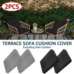 Pillow 2PCS Terrasse Deckt Covers wasserdichte Abdeckung Ersatz Außenbezüge mit unsichtbarem Reißverschluss