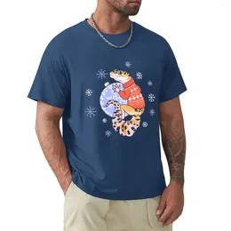 Men's Tank Tops Leopard Gecko In A Sweater T-shirt Customs Plain Sweat Designer T Shirt Men