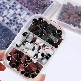 1 scatola Bit per perforazione unghie Levigatura fasce di levigatura Electric per perforazione per unghie per unghie BITS UV GEL ACRILICO ACRILICO REMOV