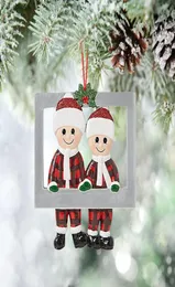 Noel Süslemeleri Adornos de Navidad Kişiselleştirilmiş Hayatta Kaldı Süsleme Ailesi 2022 Tatil Merries Ev Dekor4489275