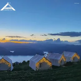 Tende e rifugi per esterni el tenda filato doppio campeggio turistico resort all'ingrosso stellato cielo a