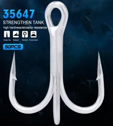 50pc Balıkçılık Kancası Yüksek Karbonlu Çelik Fishhook Aşırı gergin Antirust Fishing Tackle 1030 Yüksek Karbonlu Çelik Tiz Hook4478538