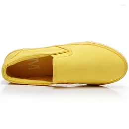 Sıradan Ayakkabı Maggie's Walker Moda Tuval Kadınlar Daha Fazla Renk Unisex Slip-On Loafers Boyut 35-44