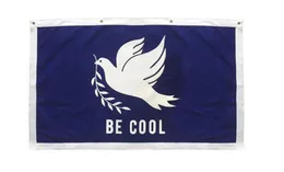 Var cool Peace Oxford Dove -flagga för dekoration 3x5ft Banner 90x150cm Festival Party Gift 100d Polyester Printed SE3846680