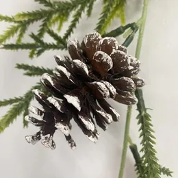 Dekorative Blumen hochwertiger PVC-Weihnachtsdekoration Festliches Faux-Grün Girlande mit simulierter Rebe für Heimfeier