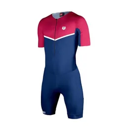 مجموعات السباقات Taymory Pro Team Summer Triathlon Bicicleta Shortsleeved Suctured Suit Hombre Riding Mtb Running Swimming Dress9019133