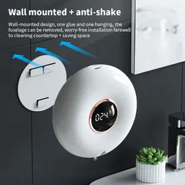 Sıvı Sabun Dispenser Otomatik Köpük El Yıkama Cihazı 300ml Akıllı Sensör İndüksiyon Ofisler için Şarj Edilebilir Köpük Ev Ticari