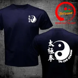 Camicie da uomo tai chi chuan camicia t-shirt in stile cinese puro in stile cinese magliette per magliette a maniche corte