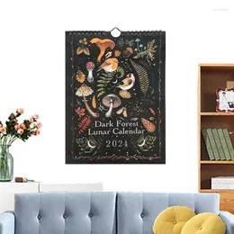 Decorative Figurines Dark Forest R Calendar 2024 Contains 12 Original Illustrations Drawn Throughout The Year Monthly Colorful
