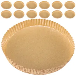 Kupalar 100 PCS Pizza Sargıcı Sargılar Astarlar Pişirme Kağıt Ekmek Bardak Kağıtları Büyük Kek