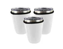 Drinkware Handle Sublimação em branco em branco reutilizável gelo de café gelado manga neoprene mangas isoladas canecas saco de tounder titular para 3650877