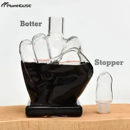 1Pc Middle Finger Whisky Decanter Wine Glass Whiskey Container Dispenser For Beverage 240415