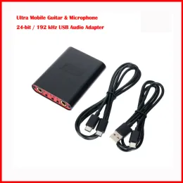 Кабели ESI UGM192 Ultra Mobile Guitar Microphone 24bit / 192 кГц USB Audio Adapter для записи k Song Sond Ondoor Sound Field Test