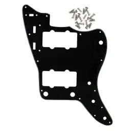 Pegs Novo 1pcs Jazzmaster Guitar PickGuard Pick Guard Plate com parafusos para American Vintage JM Style Guitar