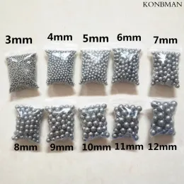 矢印の卸売射撃スチールボール5mm 6mm 7mm 8mm 9mm 10mm 11mmハンティングショットスチールボール屋外100pcs/lot