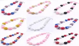 Chokers MHSSUN WSZYSTKIE styl losowe 1PCS Cute Girls Kids Kulki Naszyjnik Modna Chunking Inventory ClearanceChokers7394174