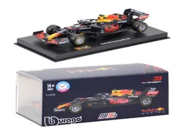 BBURAGO 143 RB16B 33 11 Formula Car Static Die Cast Moticles Model Racing Toys 220113289U91936117618920