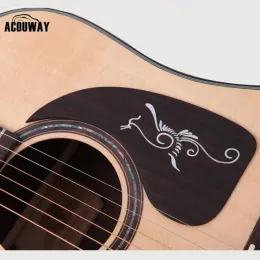 Cables Acouway Acoustic Guitar Pickguard 40" 41" 42" Solid rosewood made Professional Pick Guard Sticker