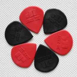 Guitarra 100pcs nylon jazz guitarra picaretas 100 peças picaretas de cores mistas de 1,0 mm de espessura jazz iii picks de guitarra grátis picks de jazz grátis