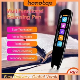 Translator Hongtop Smart MtifunctionTranslation Real Time Languages ​​Business Dictionary Voice Scan Pen Drop Delivery Computer Network OT7HP