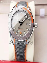 2021 JHF 600m Miyota 8215 A8800 Automatische Herren Uhr 21592442199001 Stahlschwarzer Keramik -Gray -Zifferblatt Nylon -Gurt Reinzeit 7615439