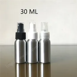 Butelki do przechowywania 200pcs/partia 30 ml aluminiowa butelka sprayu 30 cm3 z mgłą sprayer metalowy pojemnik na Perfumę DIY olej eteryczny