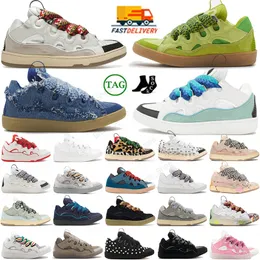 Sneakers a marciapiede ad alto designer top-top lavina da uomo donna straordinaria polpaccio in gomma nappa platfortsole designer graffiti paris lace-up addestratori casual di grandi dimensioni 12