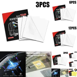 새로운 새로운 업그레이드 자동차 앞 유리 정전기 스티커 연례 검사 레이블 정적 데칼 PVC Traceless Sticker Auto Interior Accessories