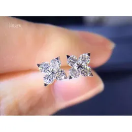 Vanclef Kolye 2020 Yeni Varış Çarpıcı Mücevher Sterling Sier Yuvarlak Kesilmiş Beyaz Topaz CZ Diamond değerli taşları Yıldız