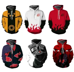 3D Print Frühling Herbst Zipper Hoodies Unisex Sweatshirt Naruto Serie Cosplay Kostüm Halloween Casual Kapuze -Tops Kostüme 7271198