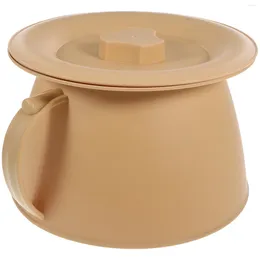 Декоративные цветы Unisex Portable Camber Pot Senpan с ручкой и утолщенной бутылкой для уточнения кровати для ковша туалет для детей